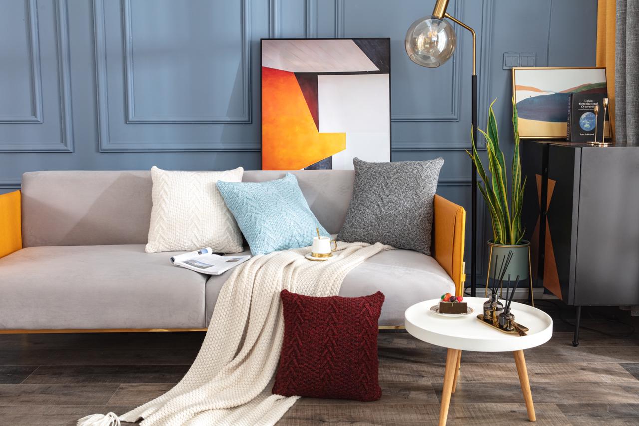 50% descuento, Fundas de Cojines Tejidas