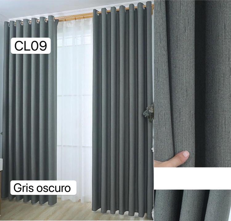 Cortinas de un tono