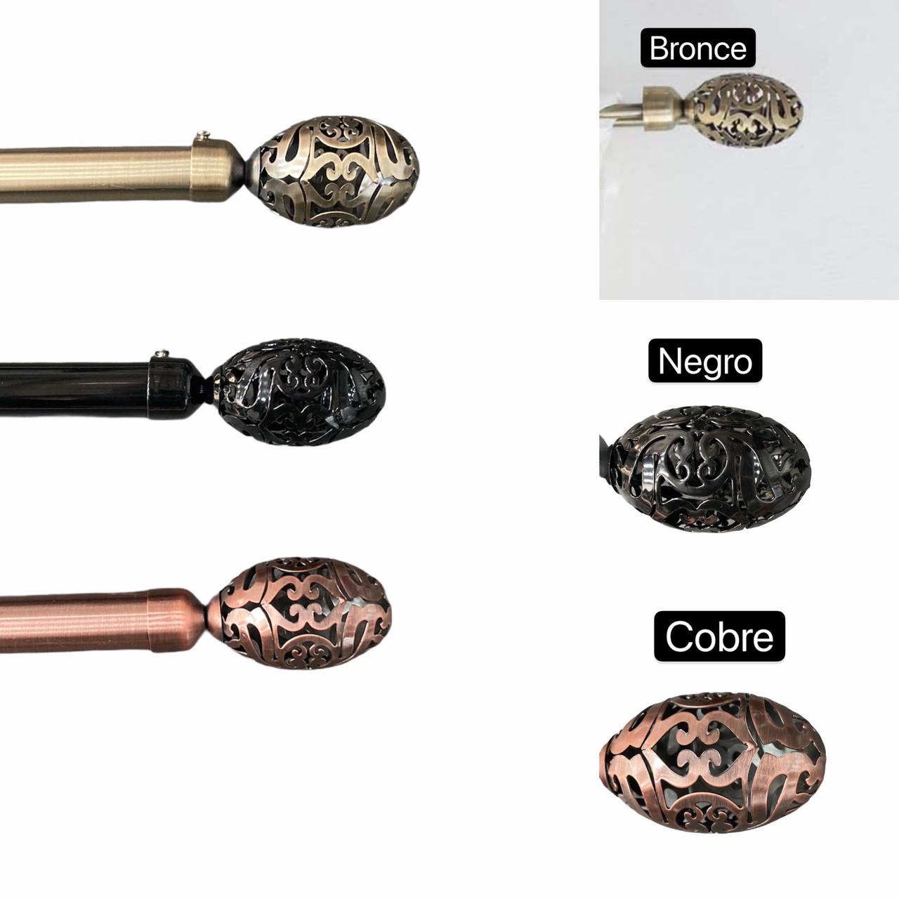 Barra de cortina extensible