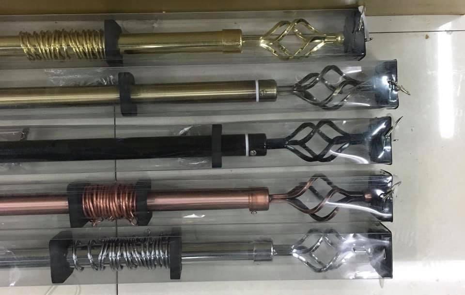 Barra de cortina extensible