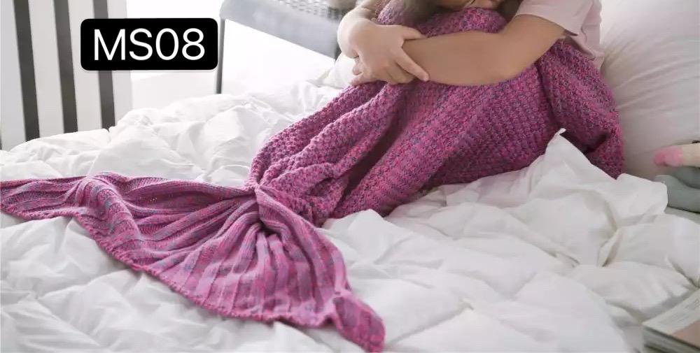 40% descuento, mantas estilo sirena