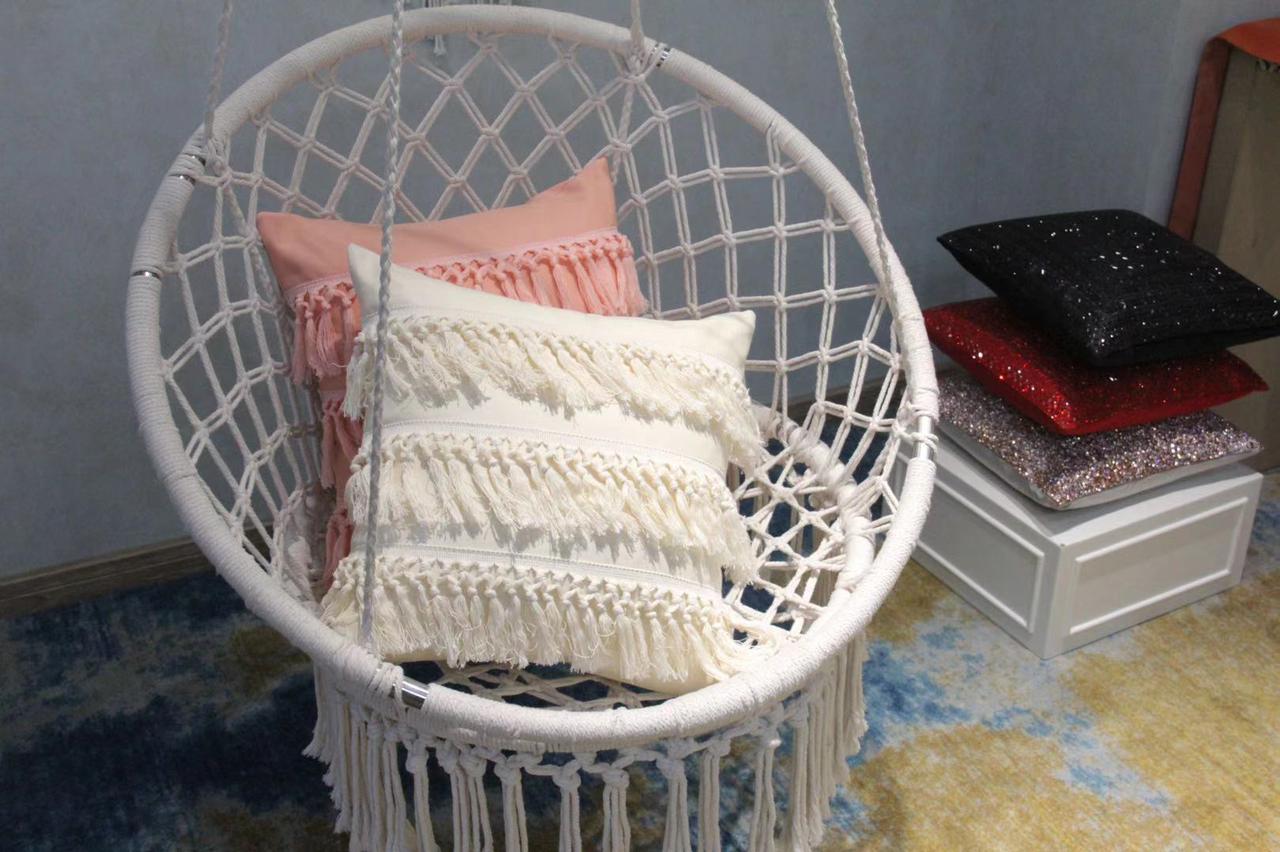 Fundas de cojines con flecos