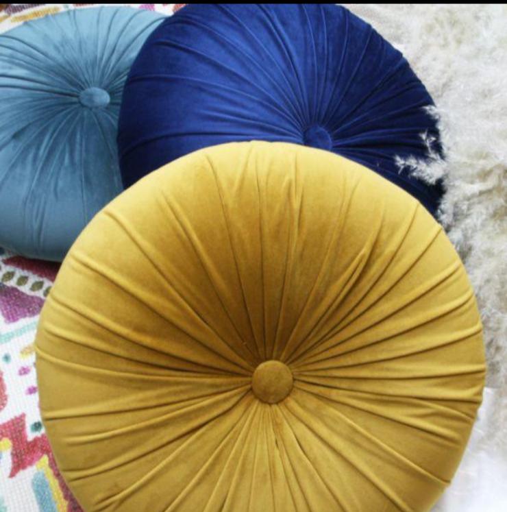 Cojin redondo velvet