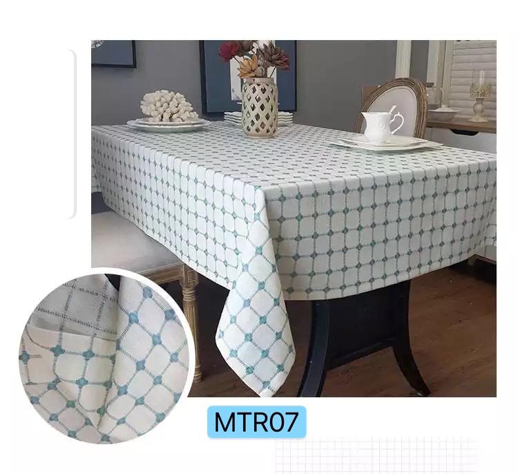 Manteles combinados  de lino