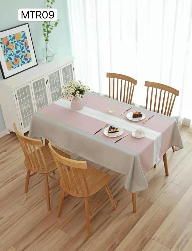 Manteles combinados  de lino