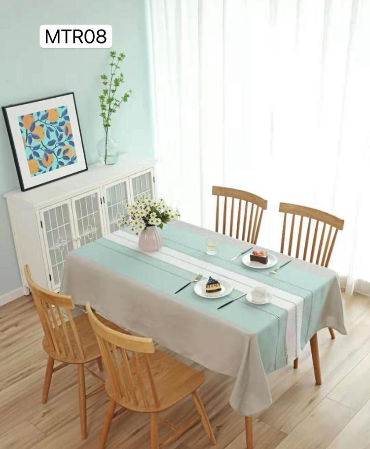 Manteles combinados  de lino