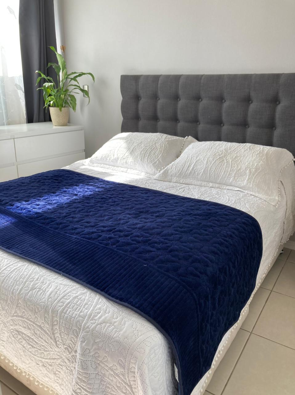 Piecera de polar azul