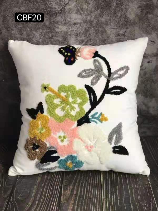 Fundas de cojines  bordadas