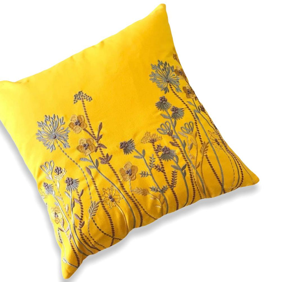 Fundas de cojines bordados punto