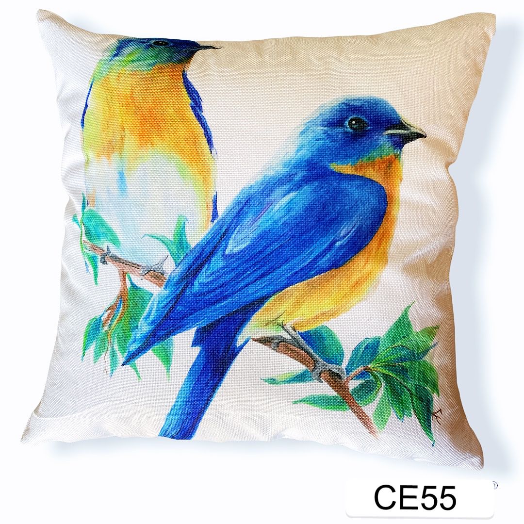 Fundas de cojines con estampados florales