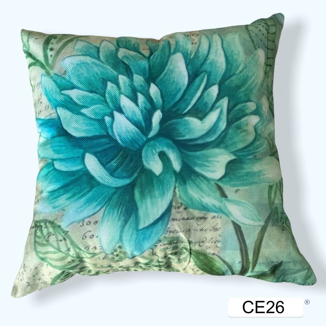 Fundas de cojines con estampados florales