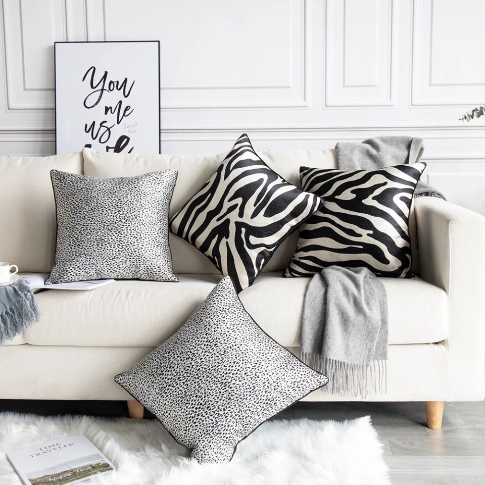 Fundas de cojines animal print