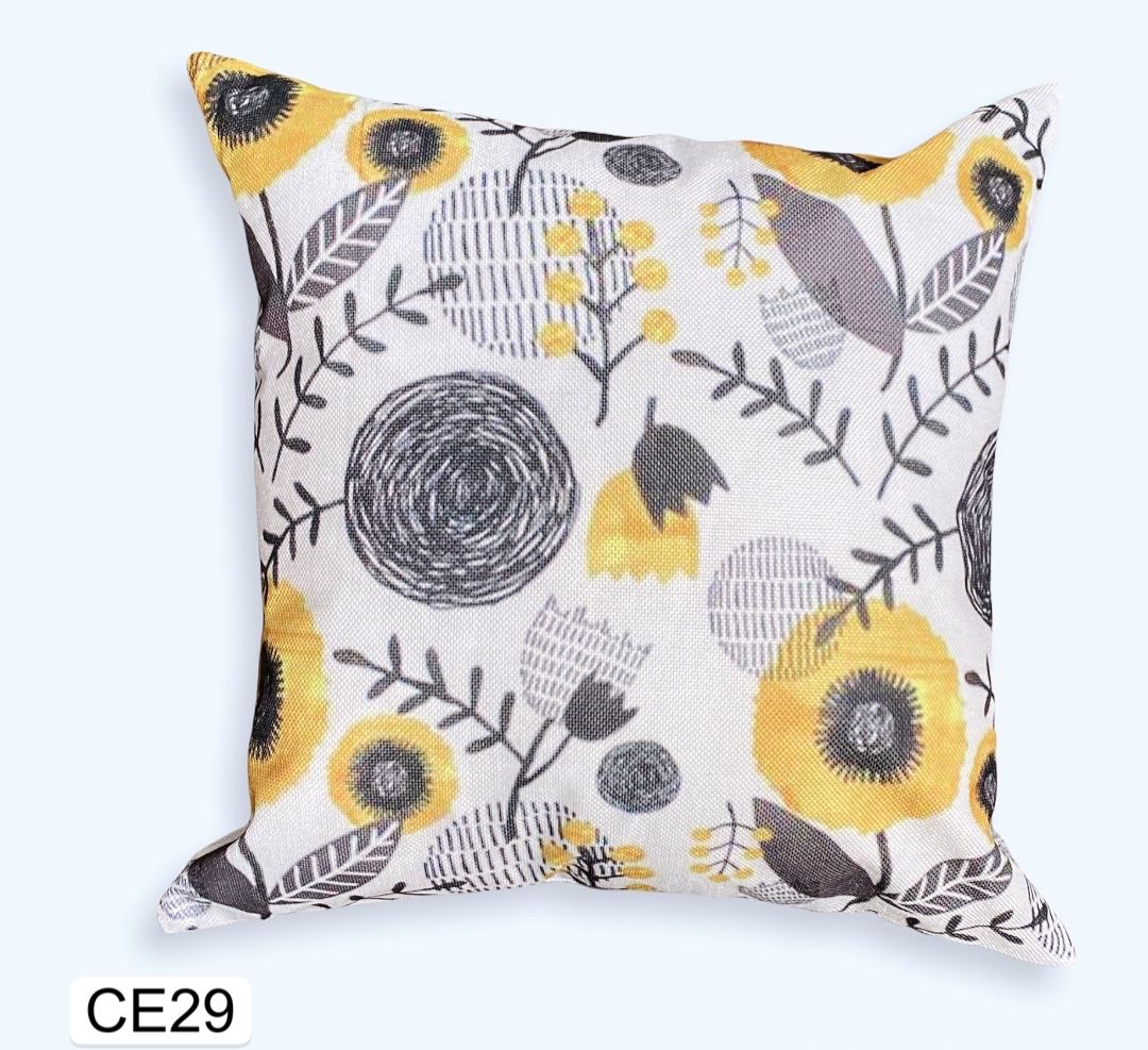 Fundas de cojines con estampados florales