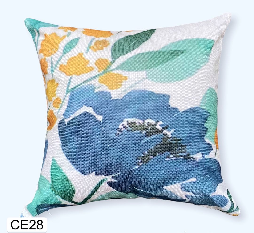 Fundas de cojines con estampados florales