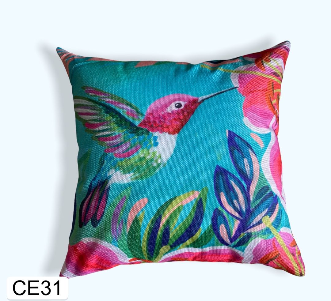 Fundas de cojines con estampados florales