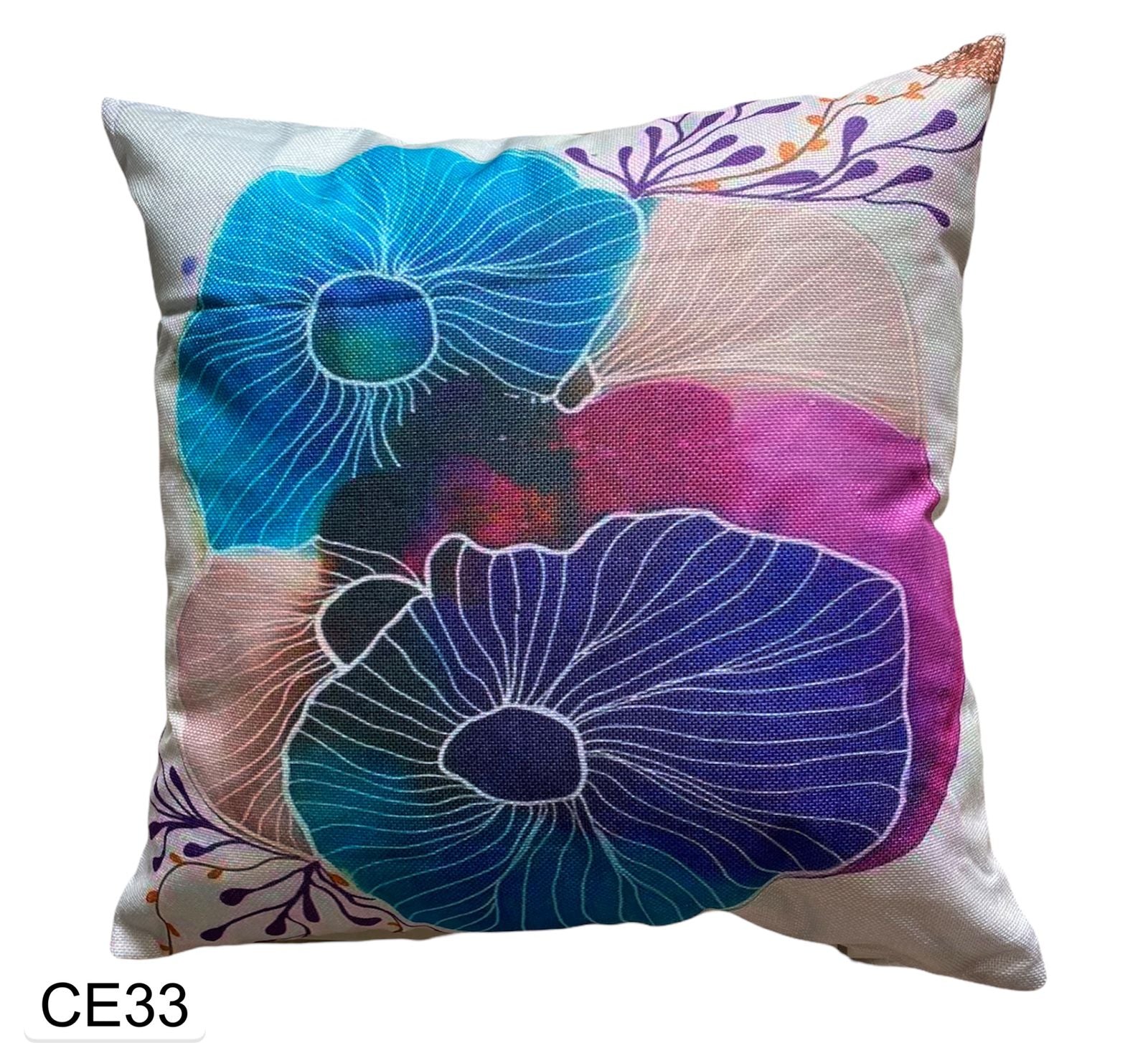 Fundas de cojines con estampados florales