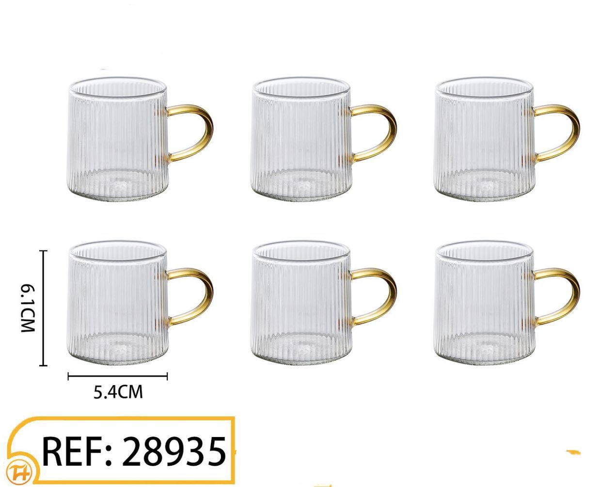 Set de  6  tazas