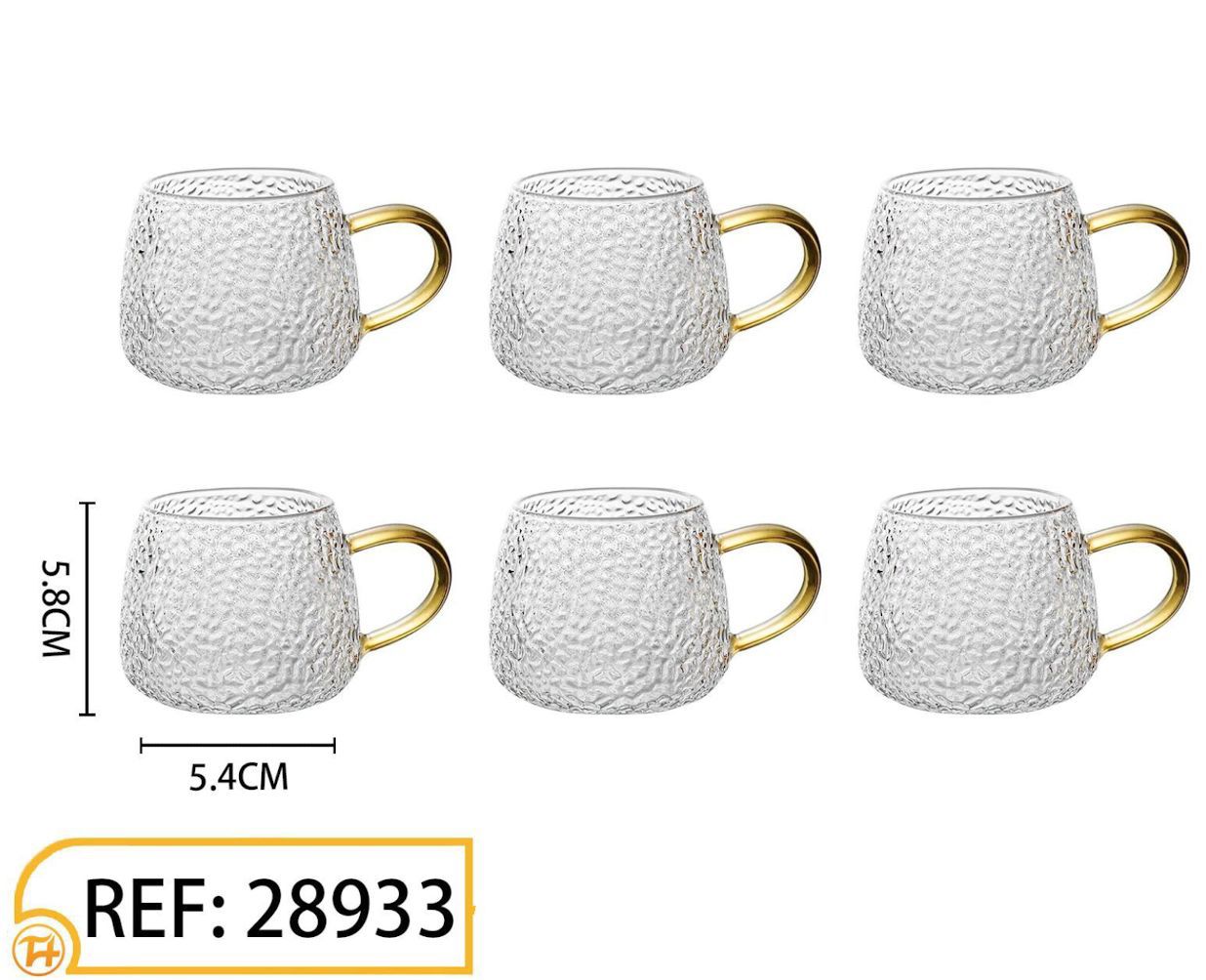 Set de  6  tazas