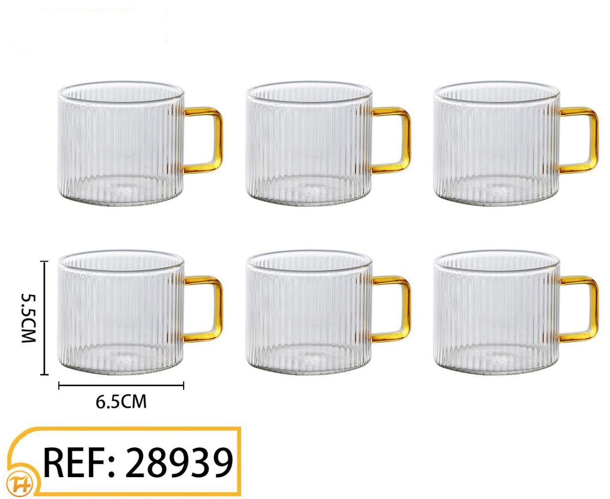 Set de  6  tazas