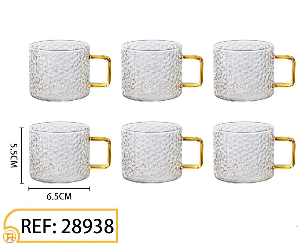Set de  6  tazas