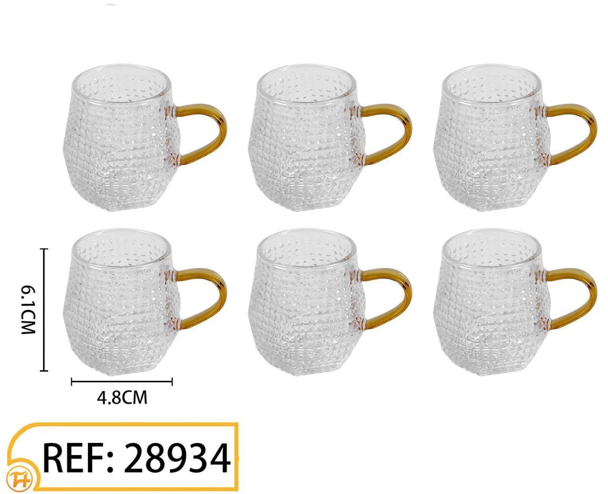 Set de  6  tazas