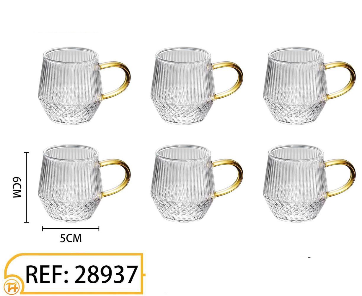 Set de  6  tazas