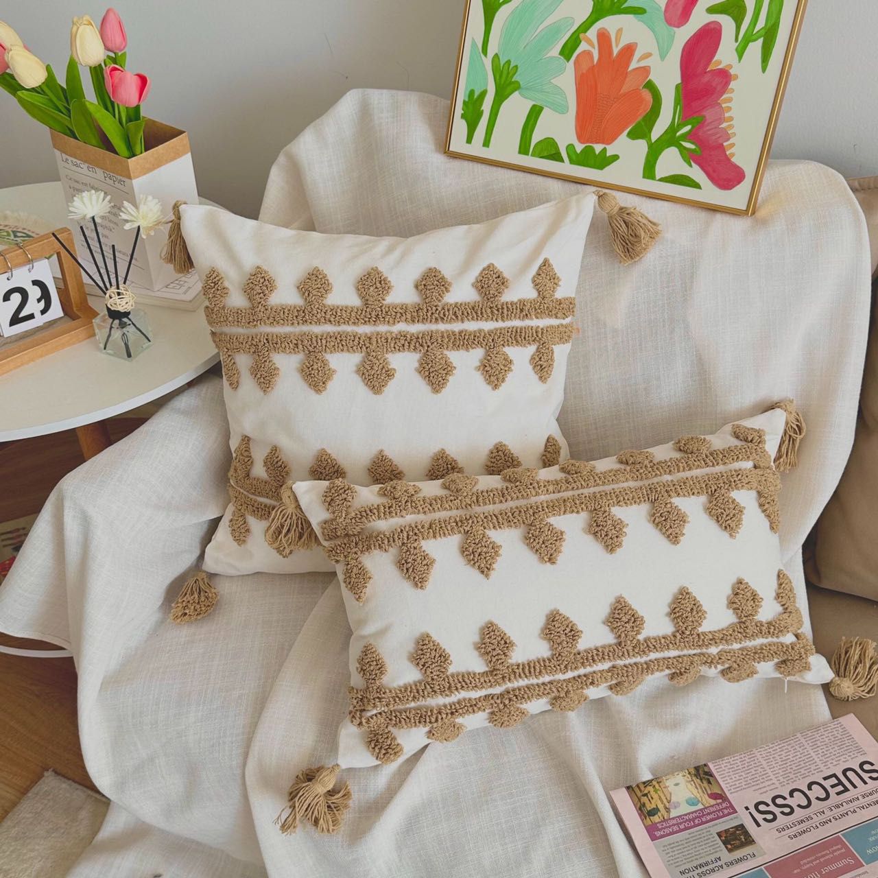 Fundas de cojines boho