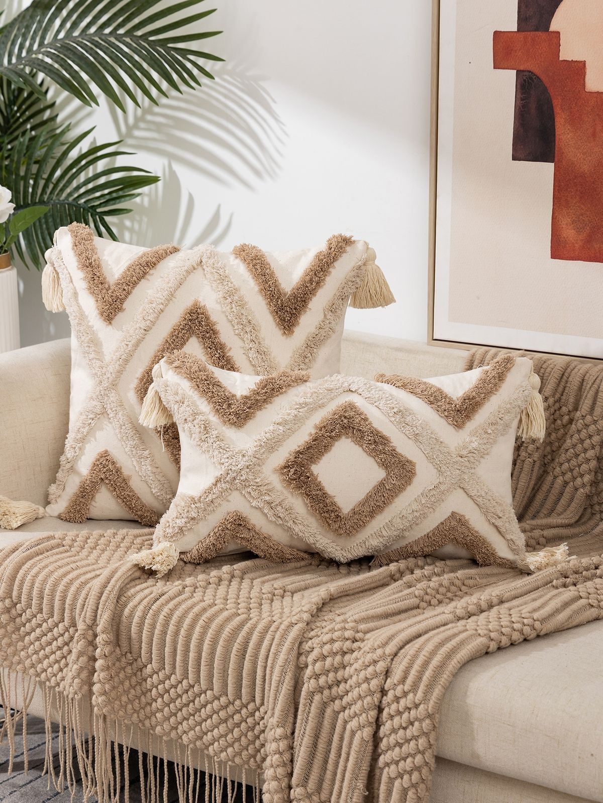 Fundas de cojines boho