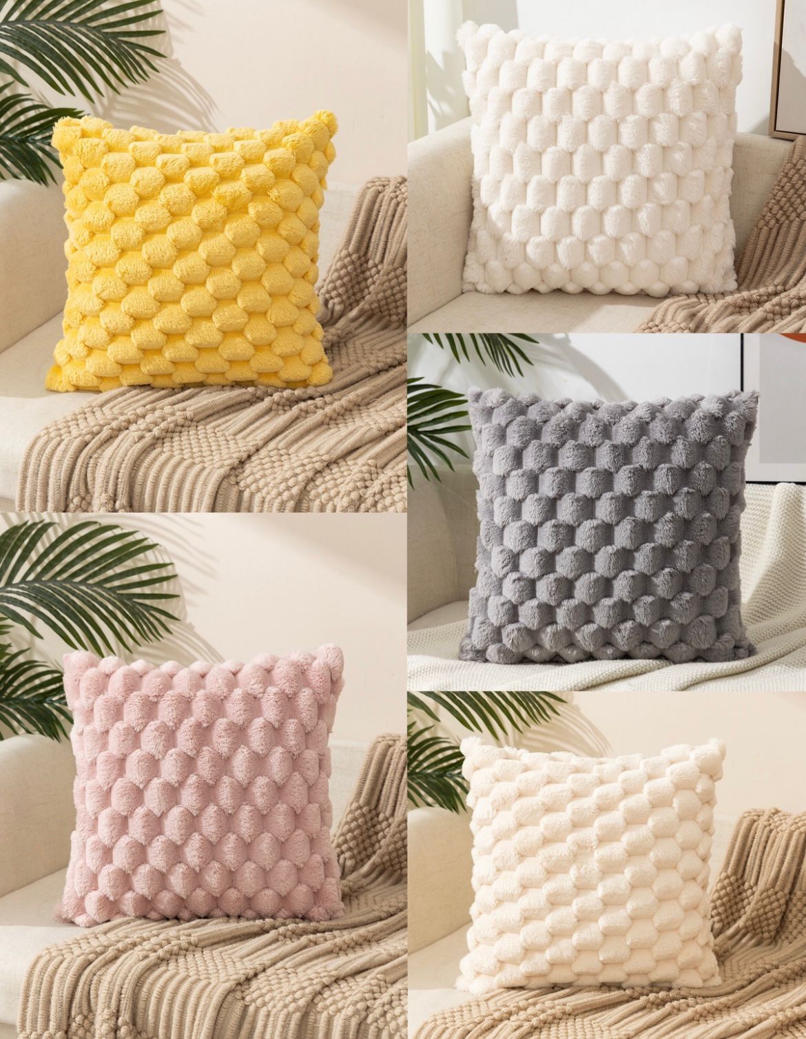 Funda de cojín extra,  diseño 3D, medida 45x 45cm