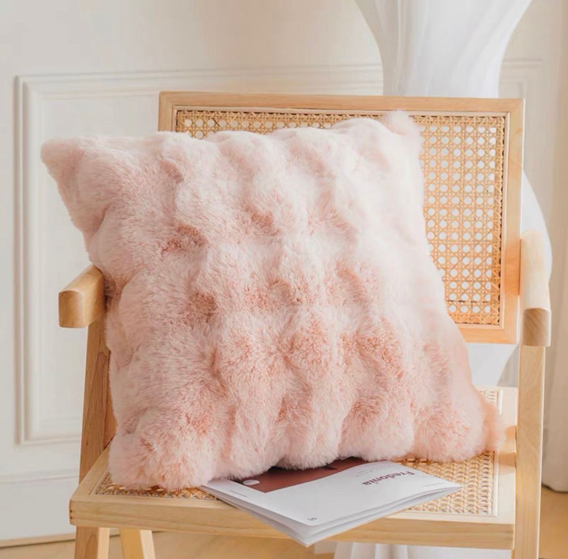 Funda de cojín extra,  diseño 3D jaspeado 45x 45cm