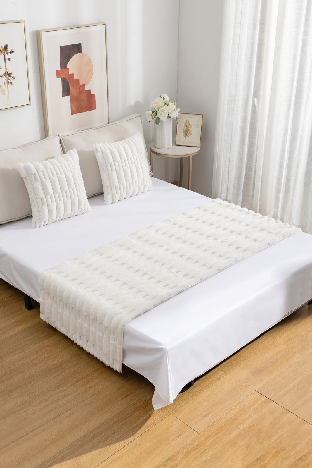 Kit de piecera con + 2 fundas  extra suave, bambu