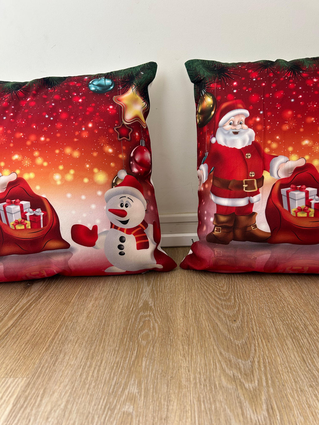 Fundas de cojines diseño navideño, viejopascuero