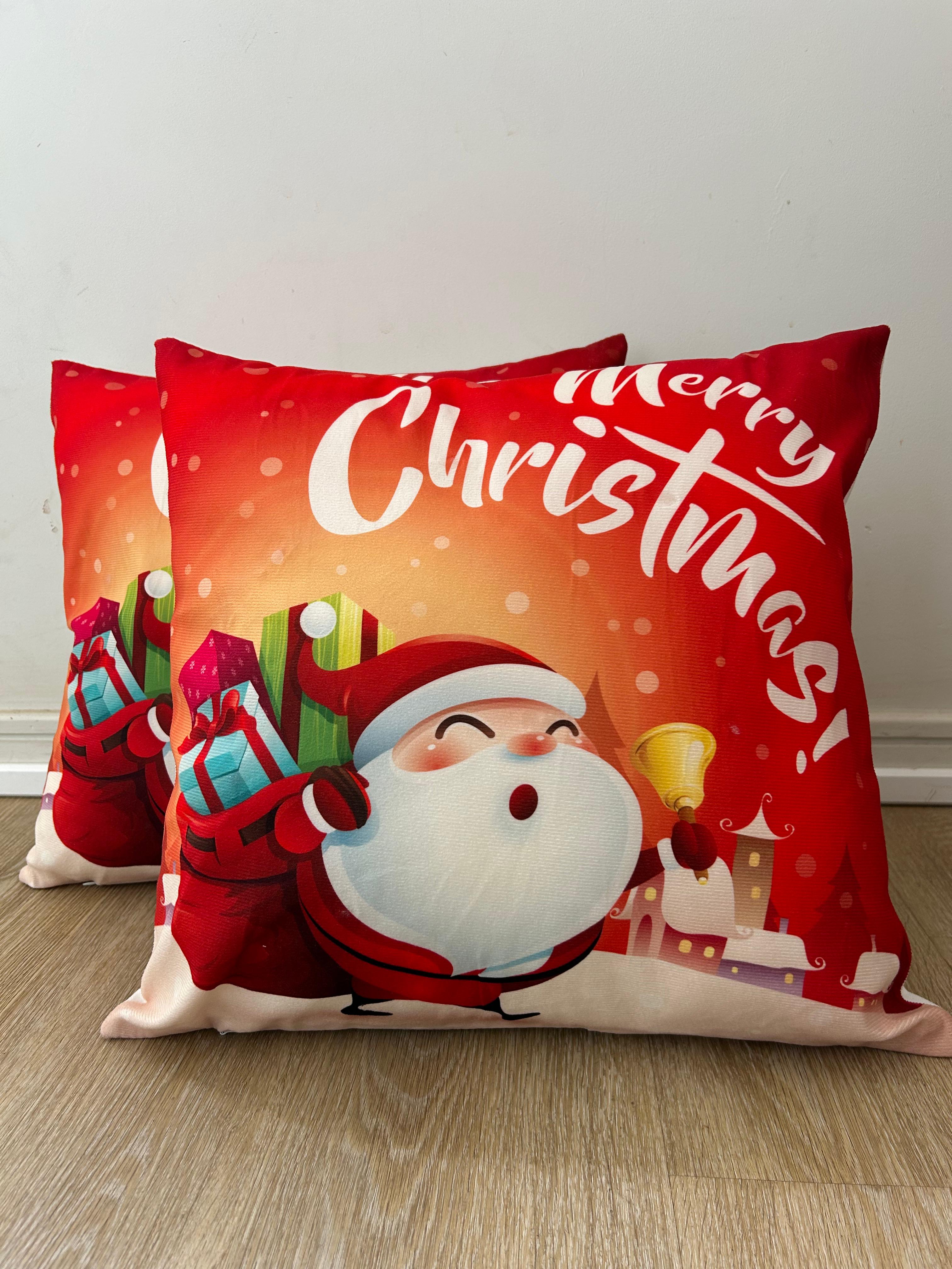 Fundas de cojines diseño navideño, Merry Christmas