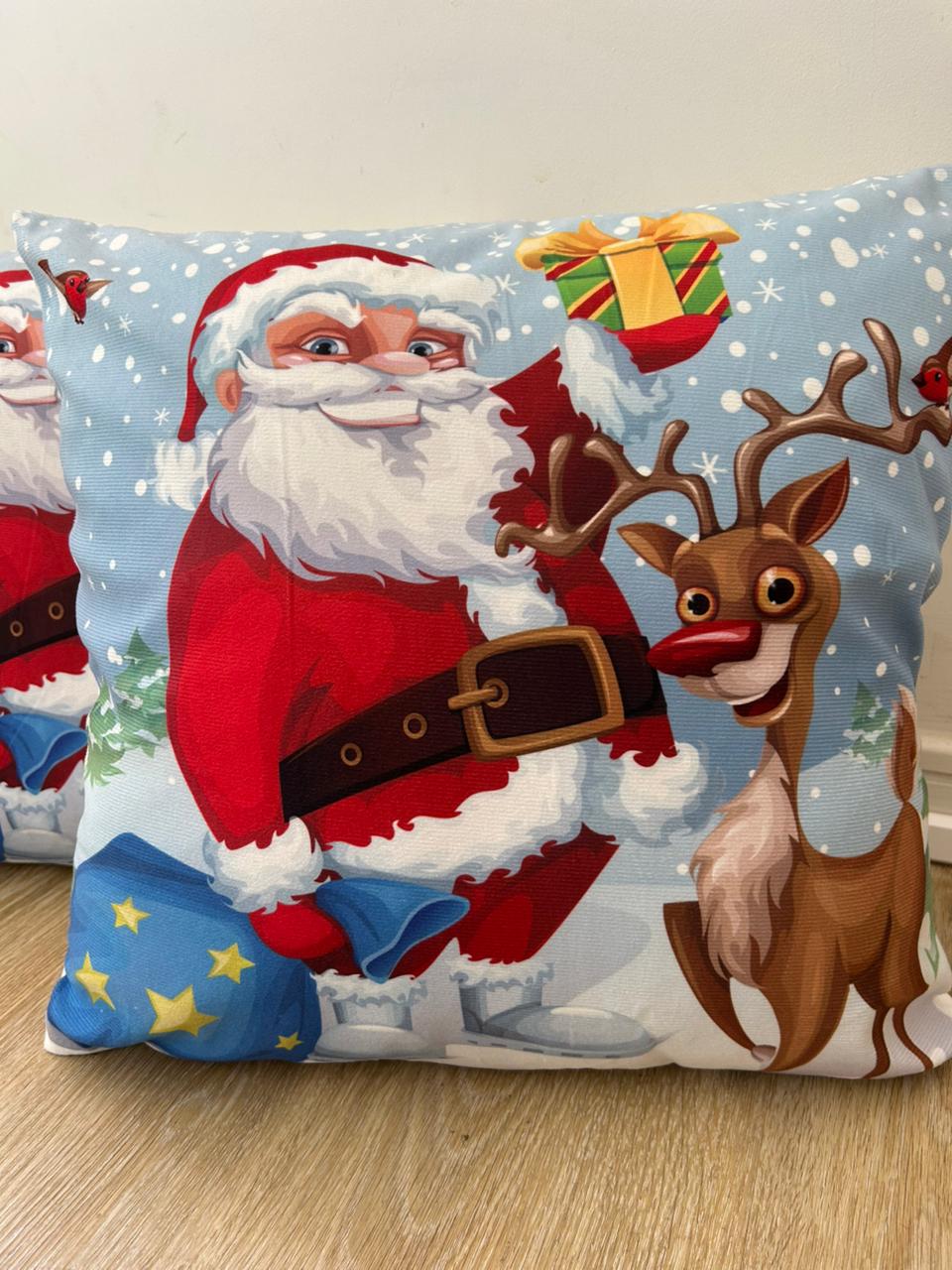 Fundas de cojines diseño navideño, reno