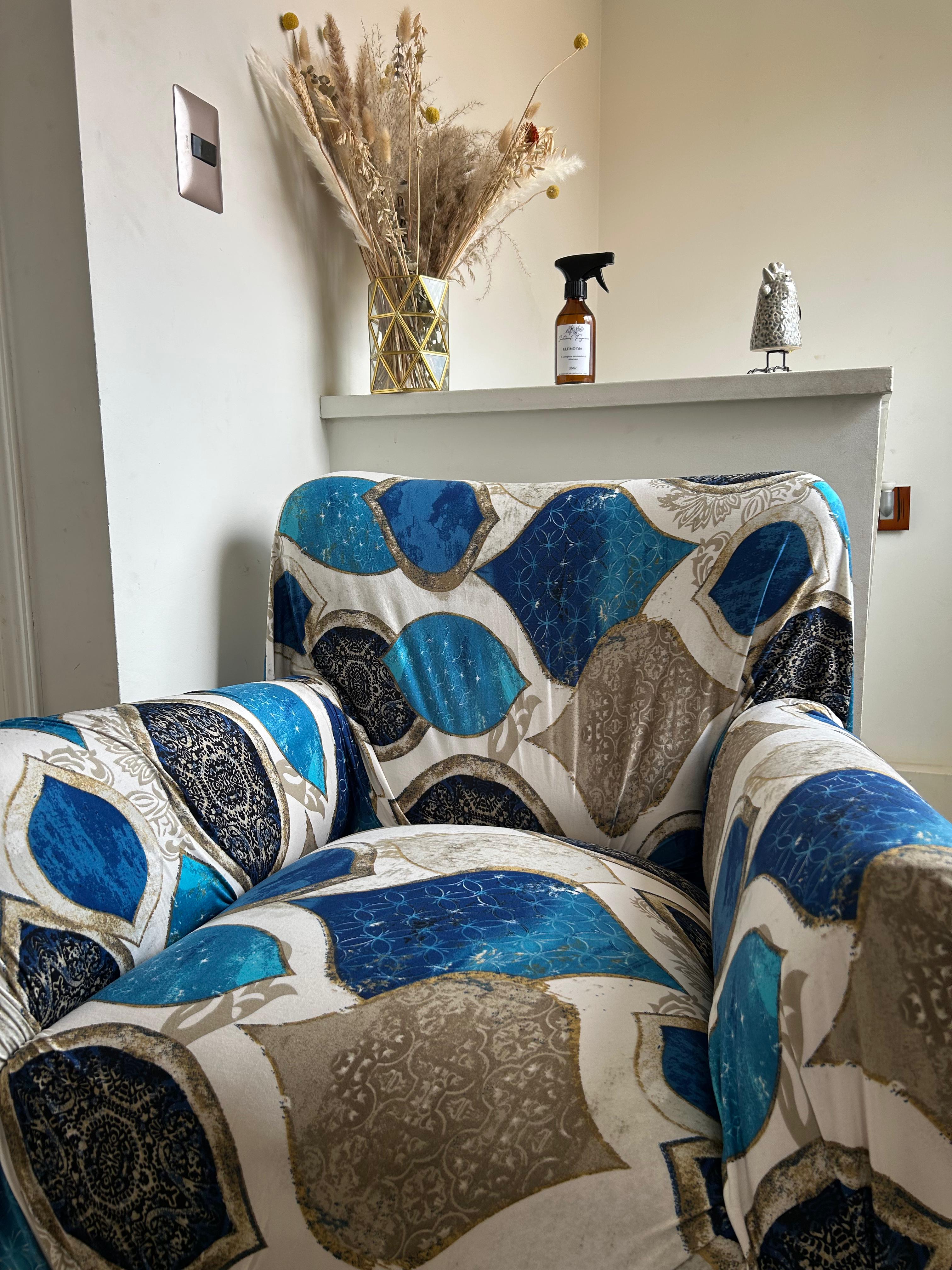 Fundas De Sofá 1 cuerpo, estampado diamantes