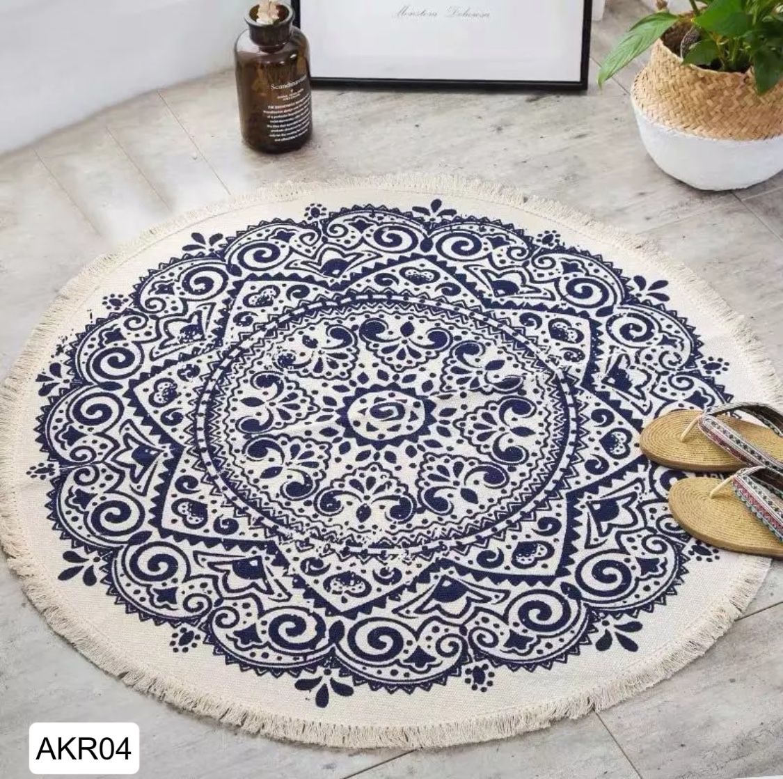 Alfombra Kilim Redonda - 120 cm
