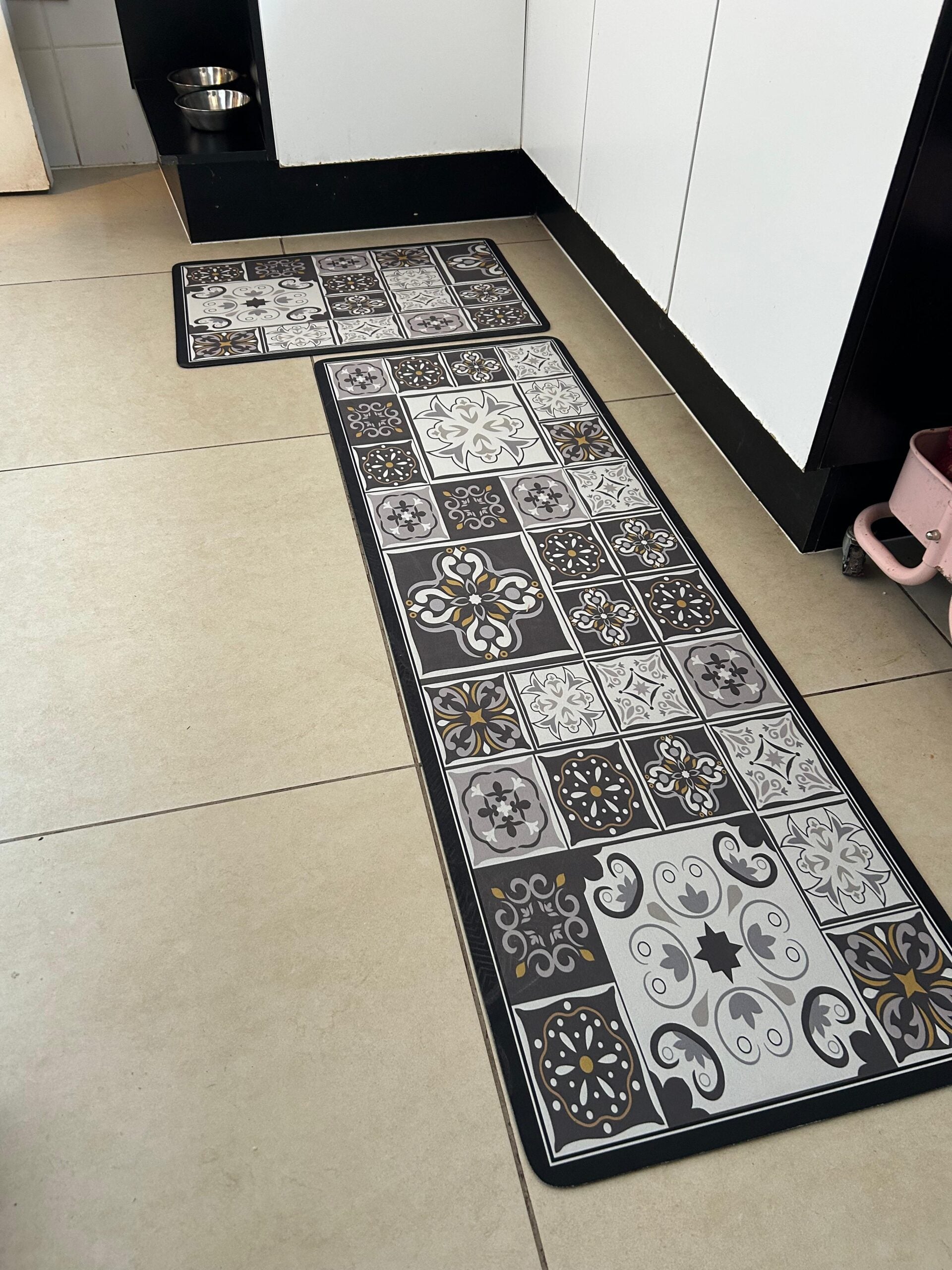 Set de 2 alfombra vinílicas  antideslizante M05