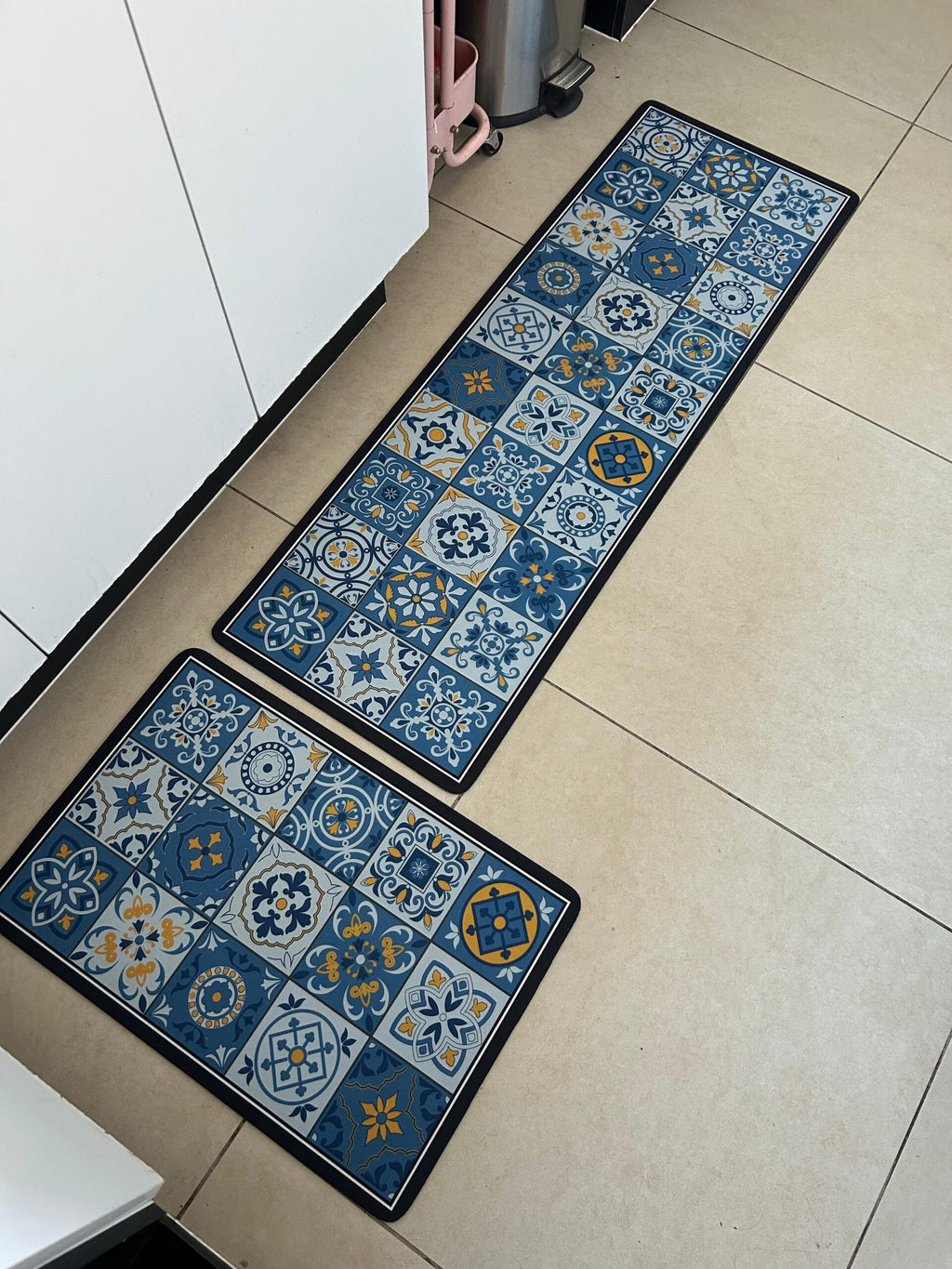 Set de 2 alfombra vinilicas  antideslizante M07