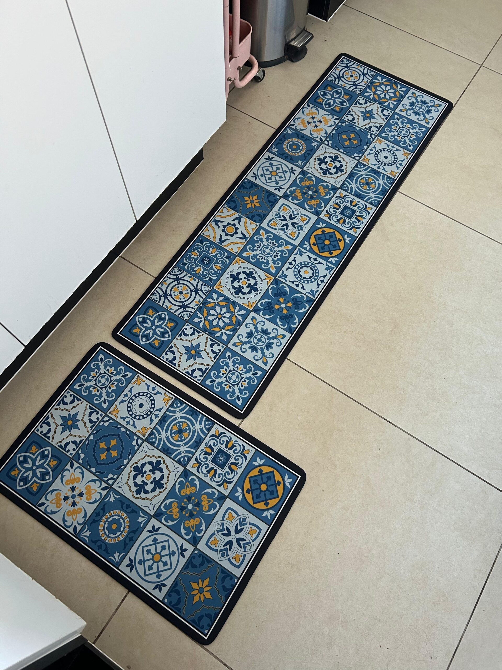 Set de 2 alfombra vinilicas  antideslizante M07