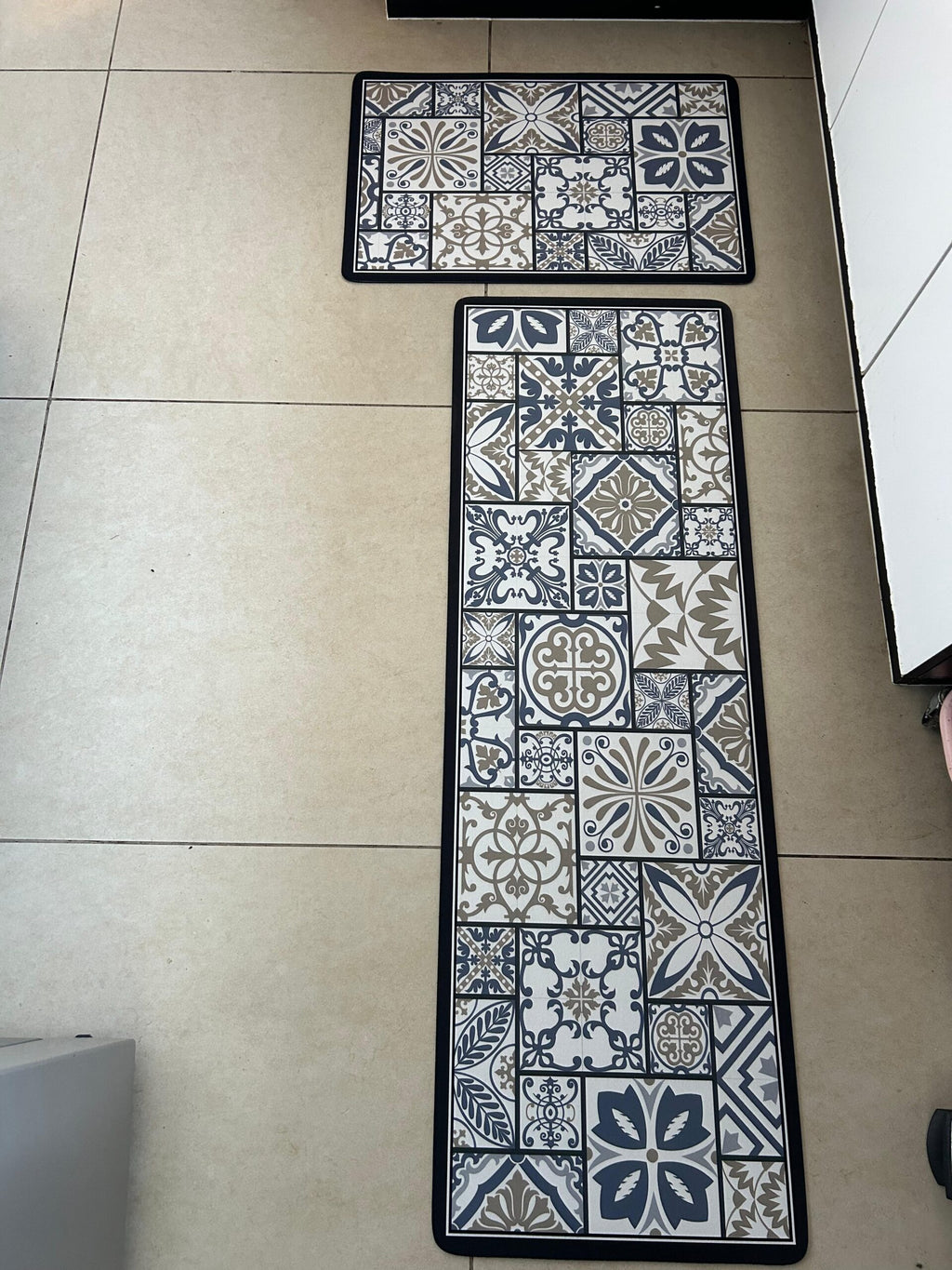 Set de 2 alfombra vinílicas  antideslizante M02