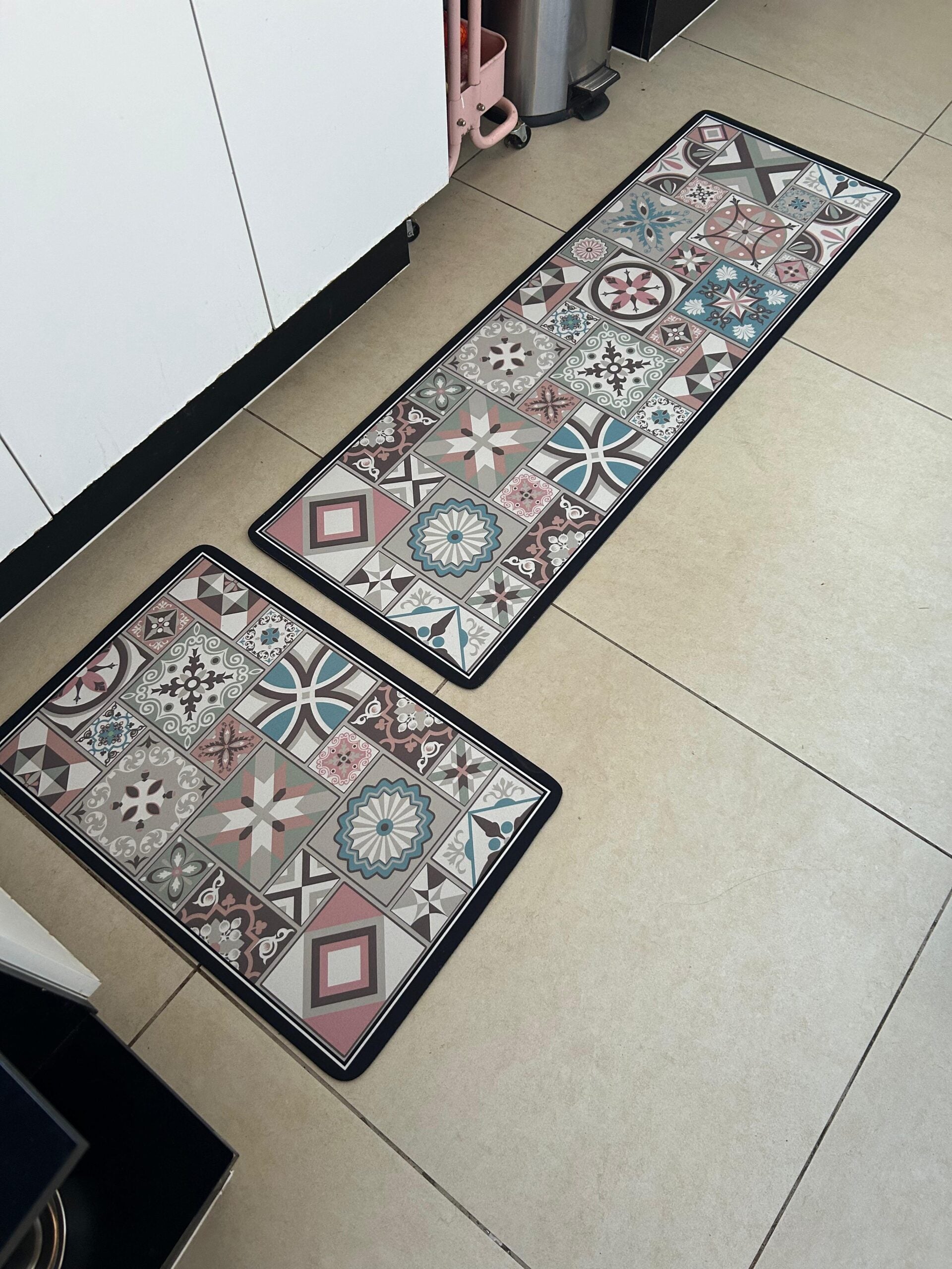 Set de 2 alfombra vinílicas  antideslizante M03