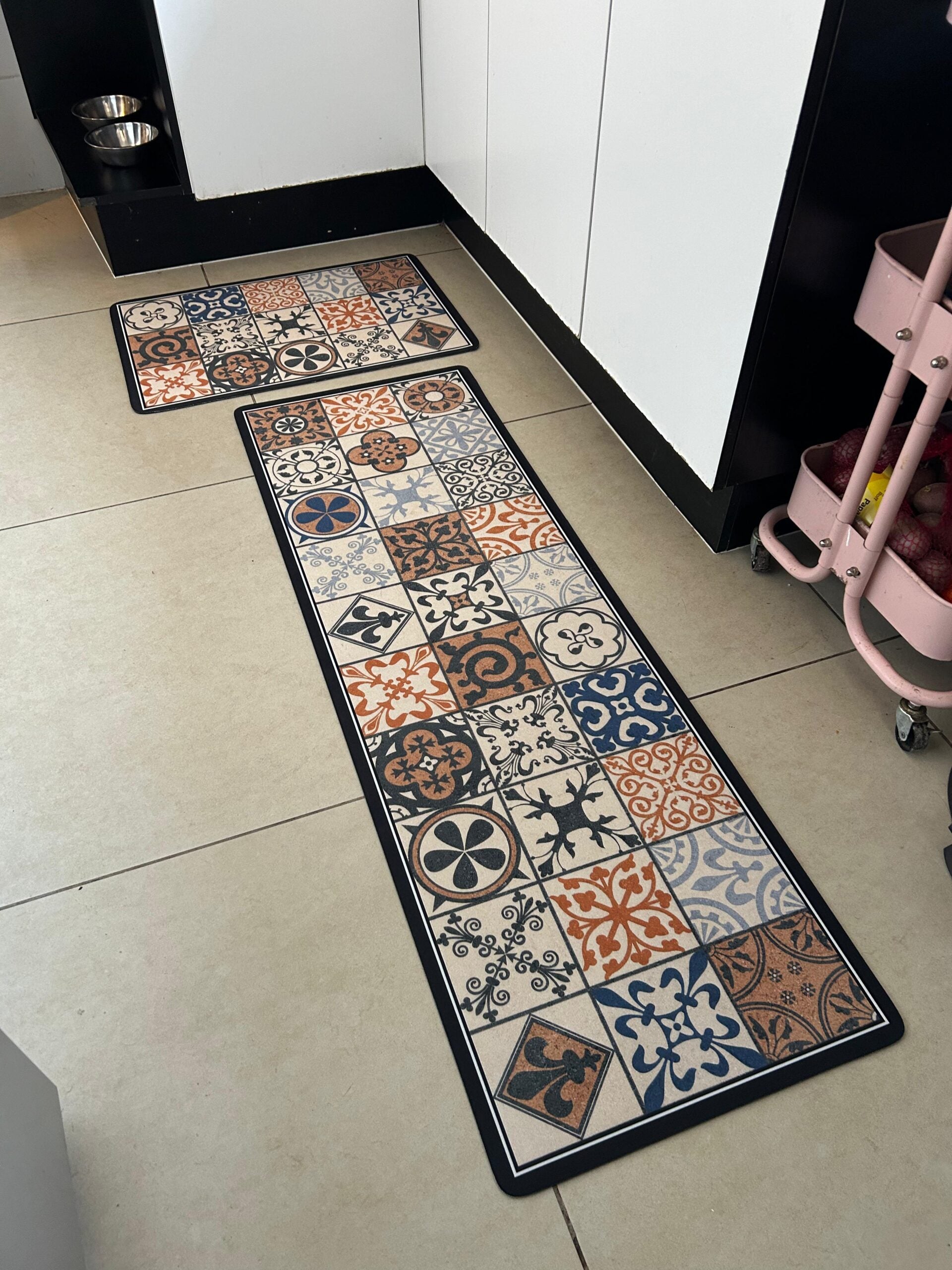 Set de 2 alfombra vinílicas  antideslizante M04