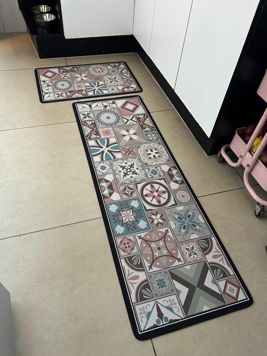 Set de 2 alfombra vinilicas  antideslizante M10