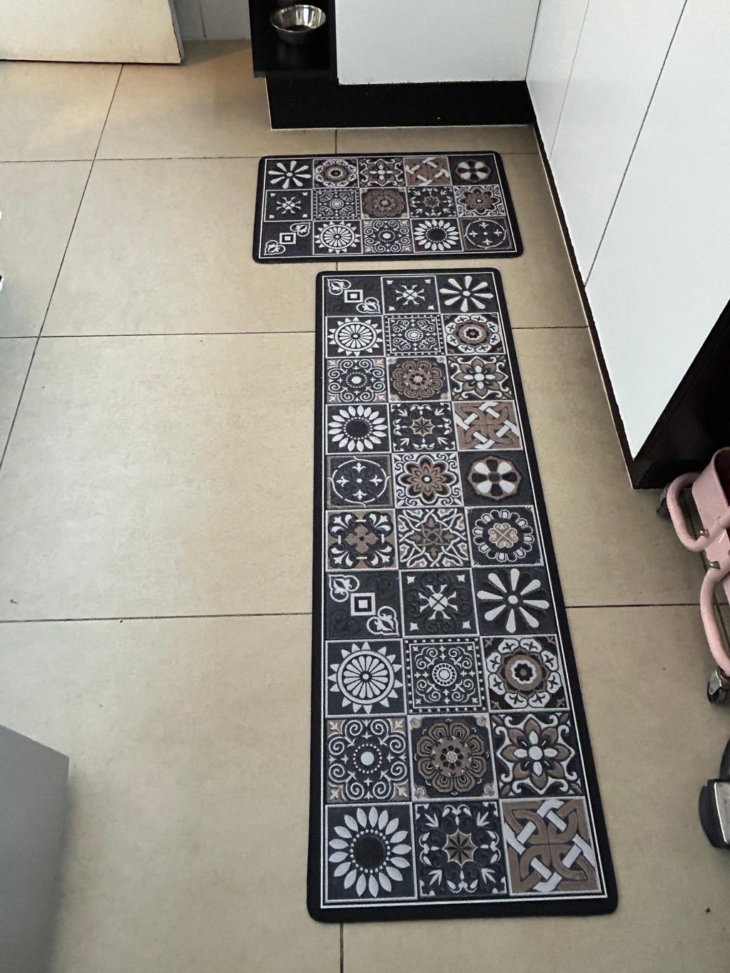 Set de 2 alfombra vinílicas  antideslizante M01