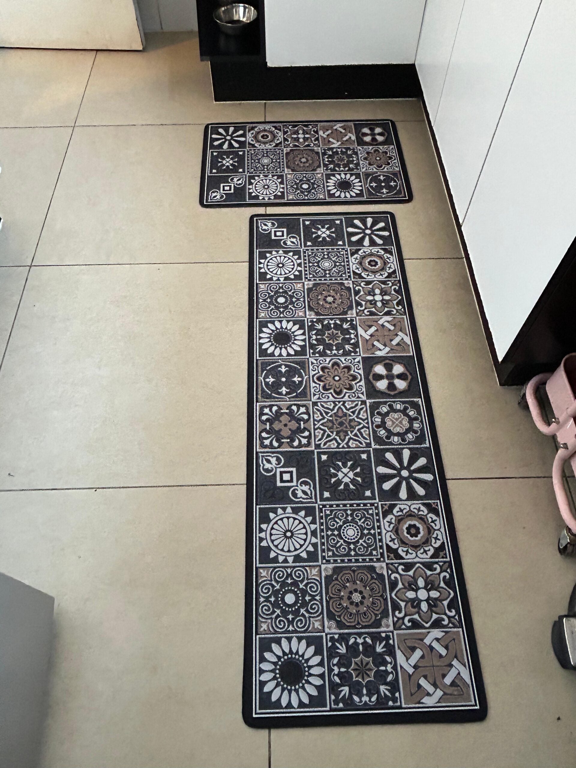 Set de 2 alfombra vinílicas  antideslizante M01