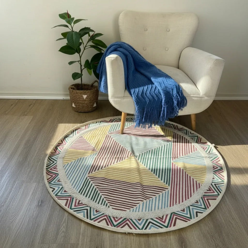 Alfombra Kilim Redonda