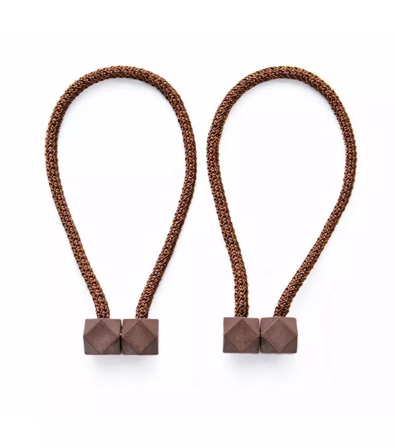 Set 2 abrazaderas de cortinas magnetica