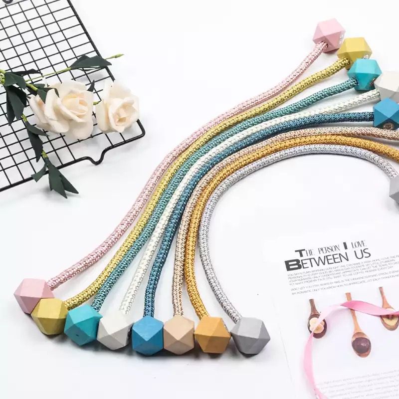 Set 2 abrazaderas de cortinas magnetica