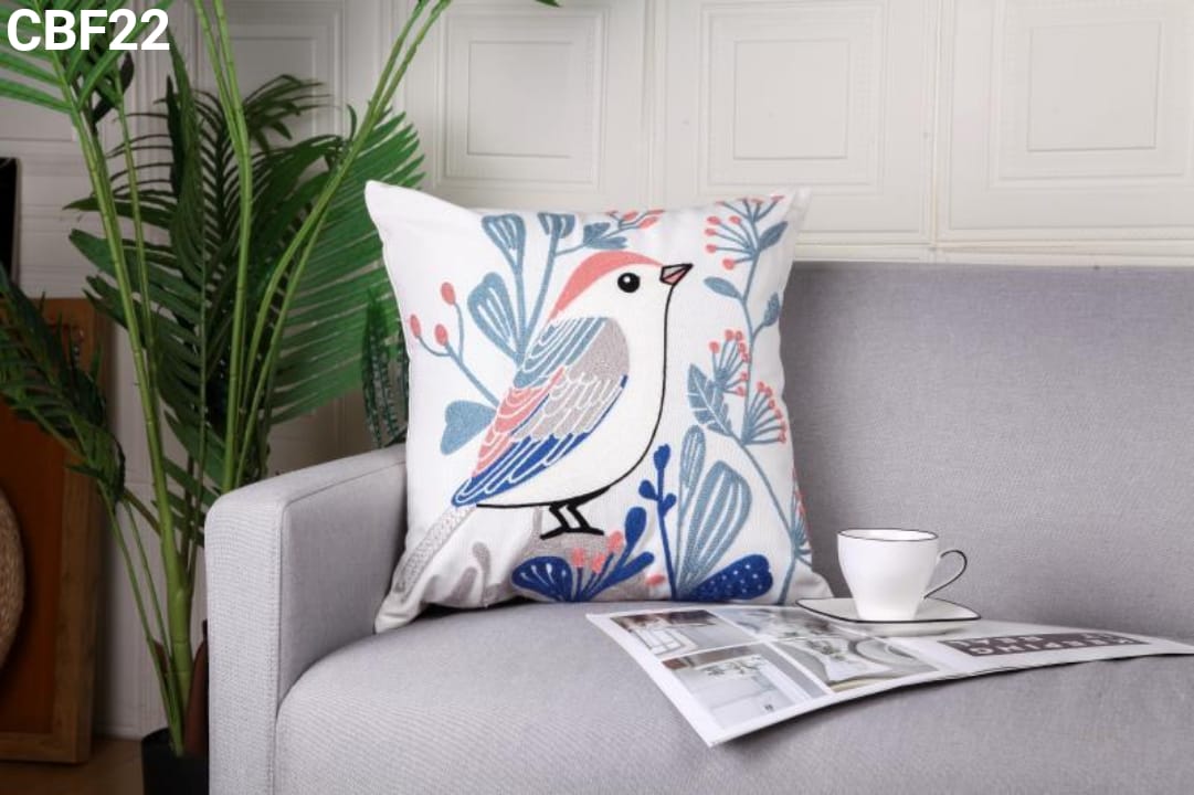 Fundas de cojines  bordadas