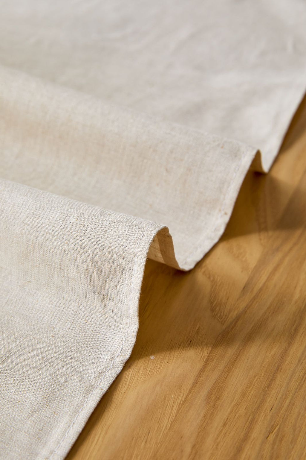 Camino de mesa lino color beige